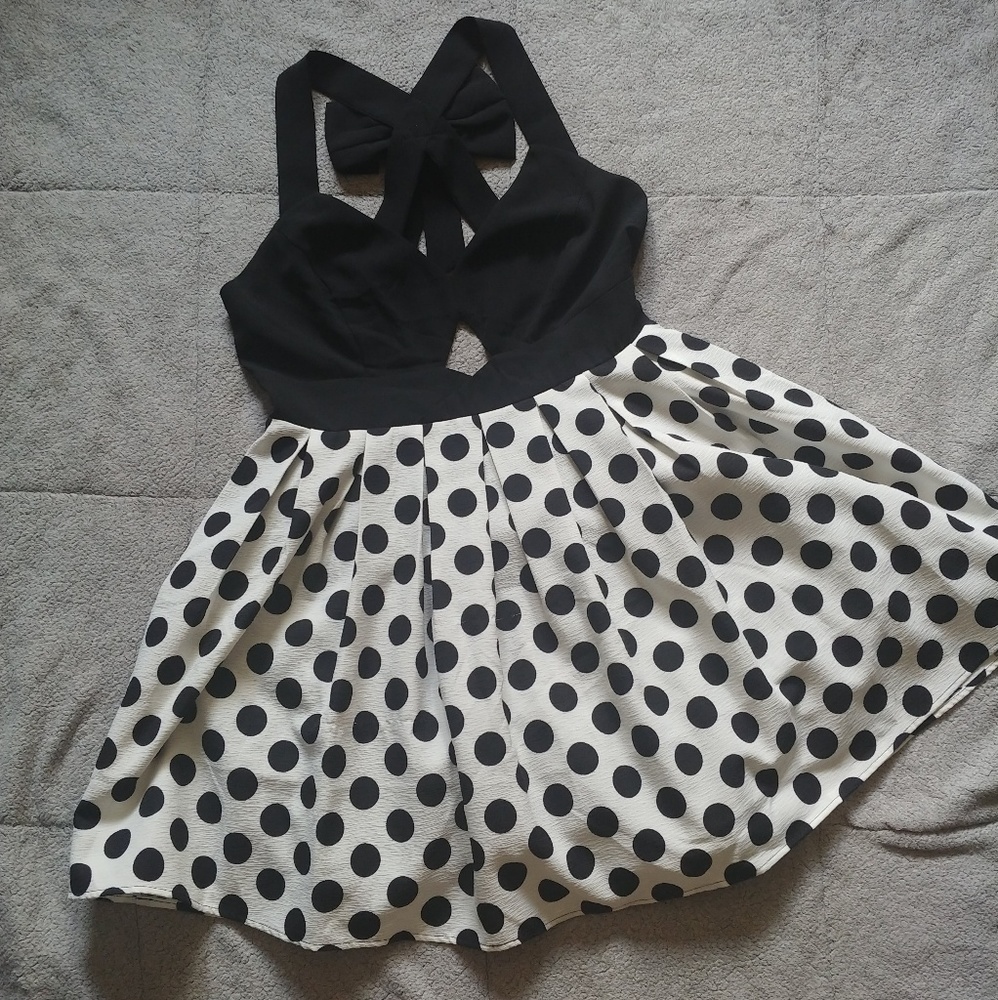 NWT Polka Dot Full Skirt Dress